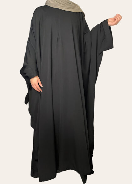 Abaya saoudienne Fayza noir