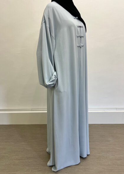 Robe longue Sakura bleu ciel