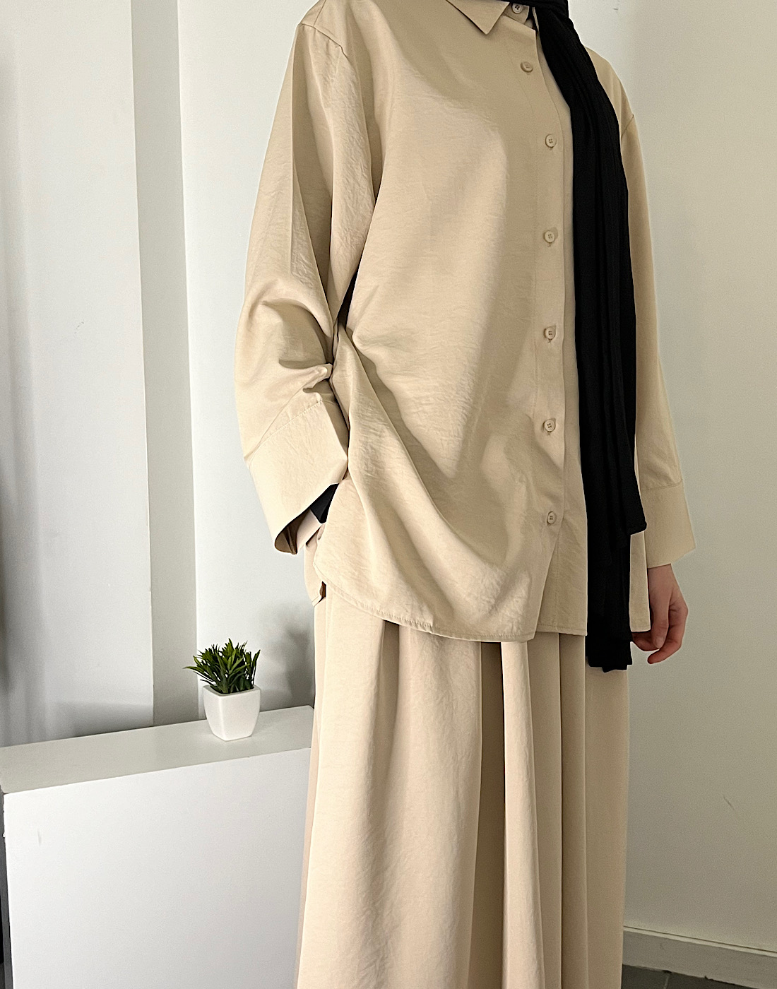 L'ensemble jupe Fatina beige