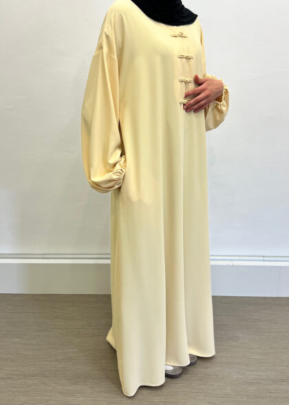 Robe longue Sakura jaune