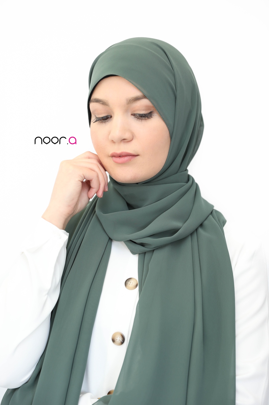 hijab-crêpe-luxe-turquie-kaki (4)