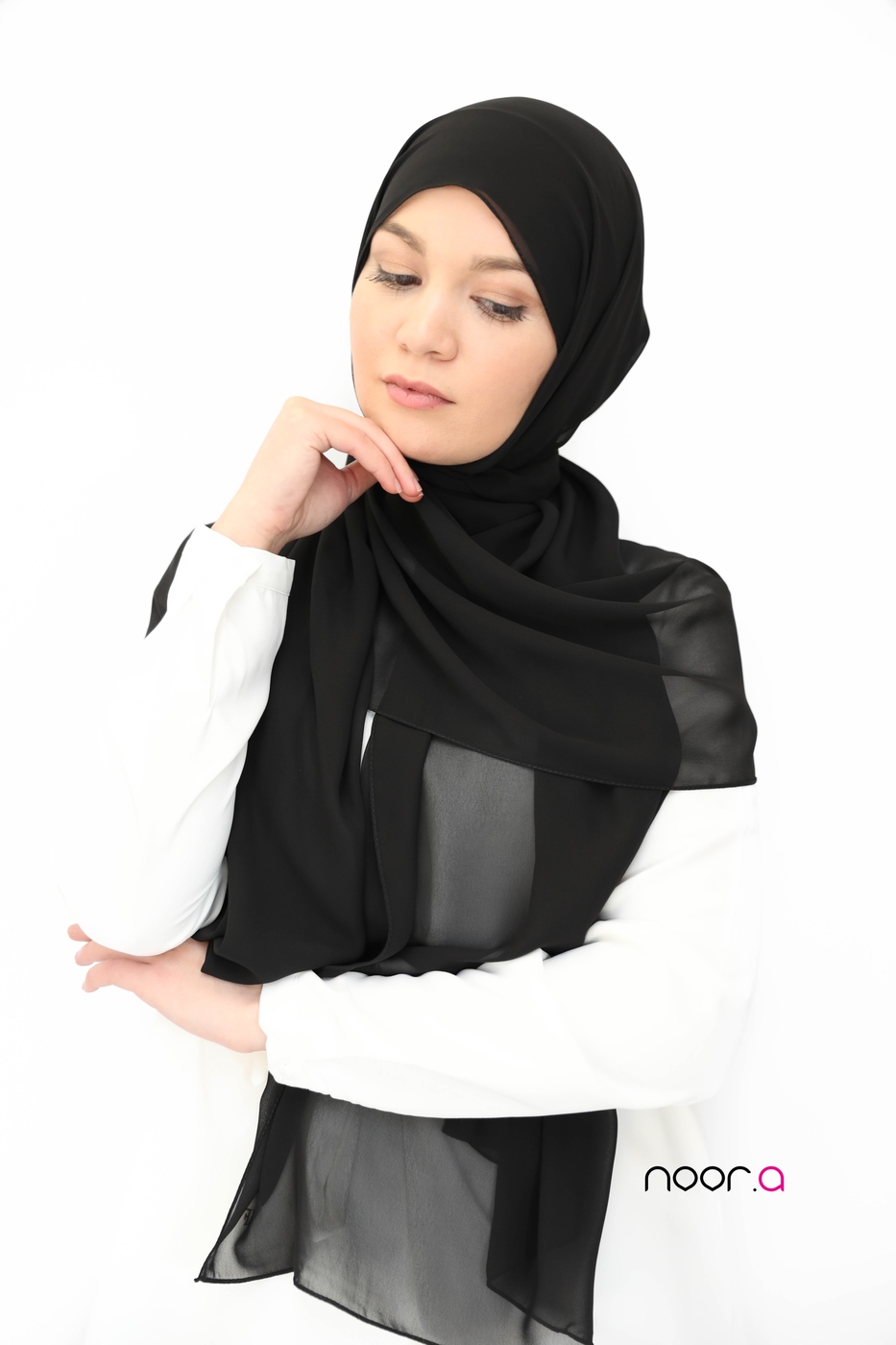 hijab-crêpe-luxe-turquie-noir (3)