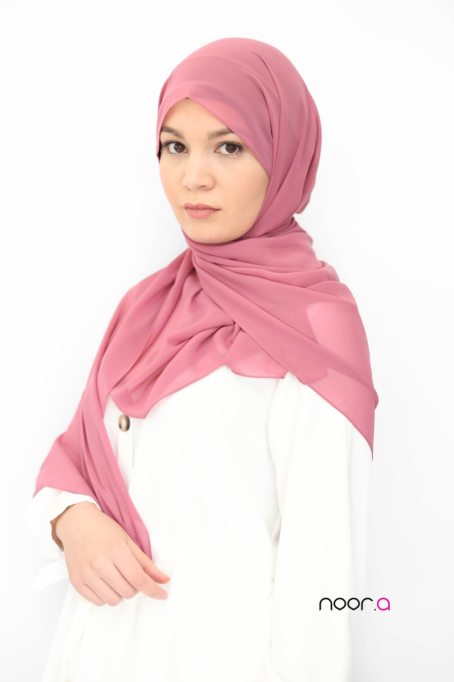 hijab-crêpe-luxe-turquie-rose (3)