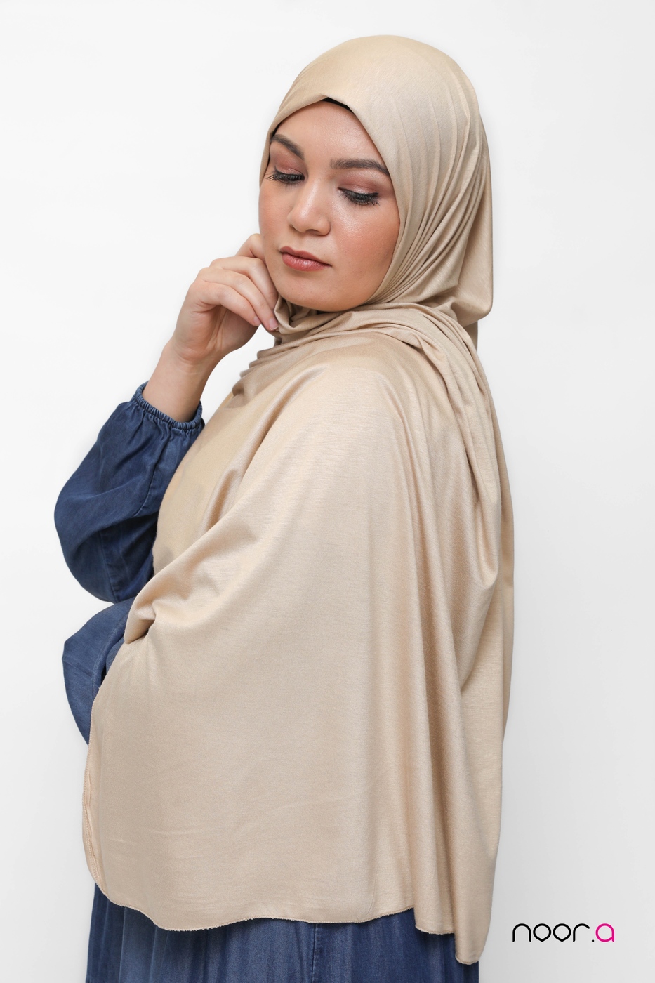 hijab-viscose-beige