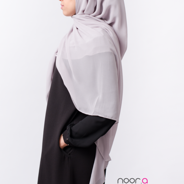 hijab_mousseline_gris