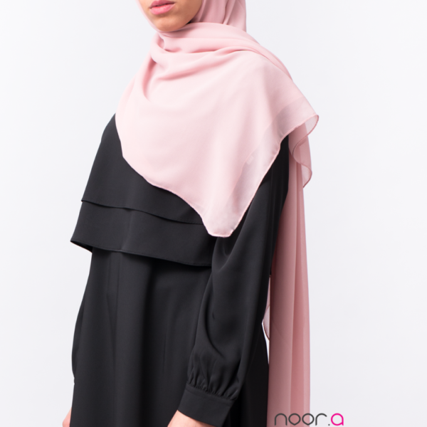 hijab_mousseline_rose